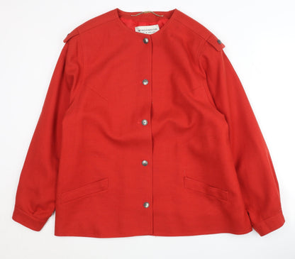 Windsmoor Women's Red Blazer Size 18
