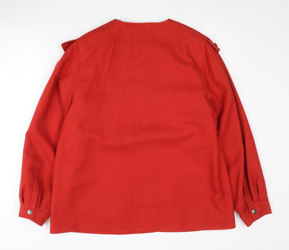 Windsmoor Women's Red Blazer Size 18
