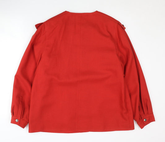 Windsmoor Women's Red Blazer Size 18