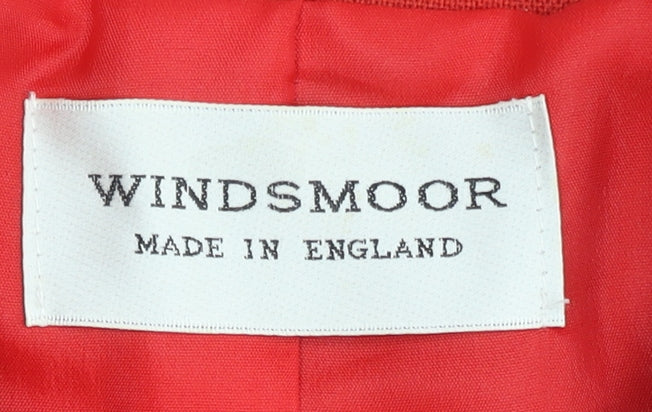 Windsmoor Women's Red Blazer Size 18
