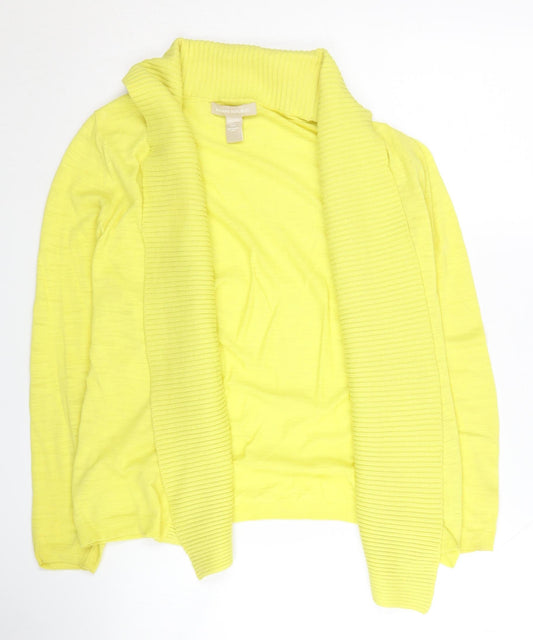 Womens UK Size XS Banana Republic Yellow Cardigan Jumper