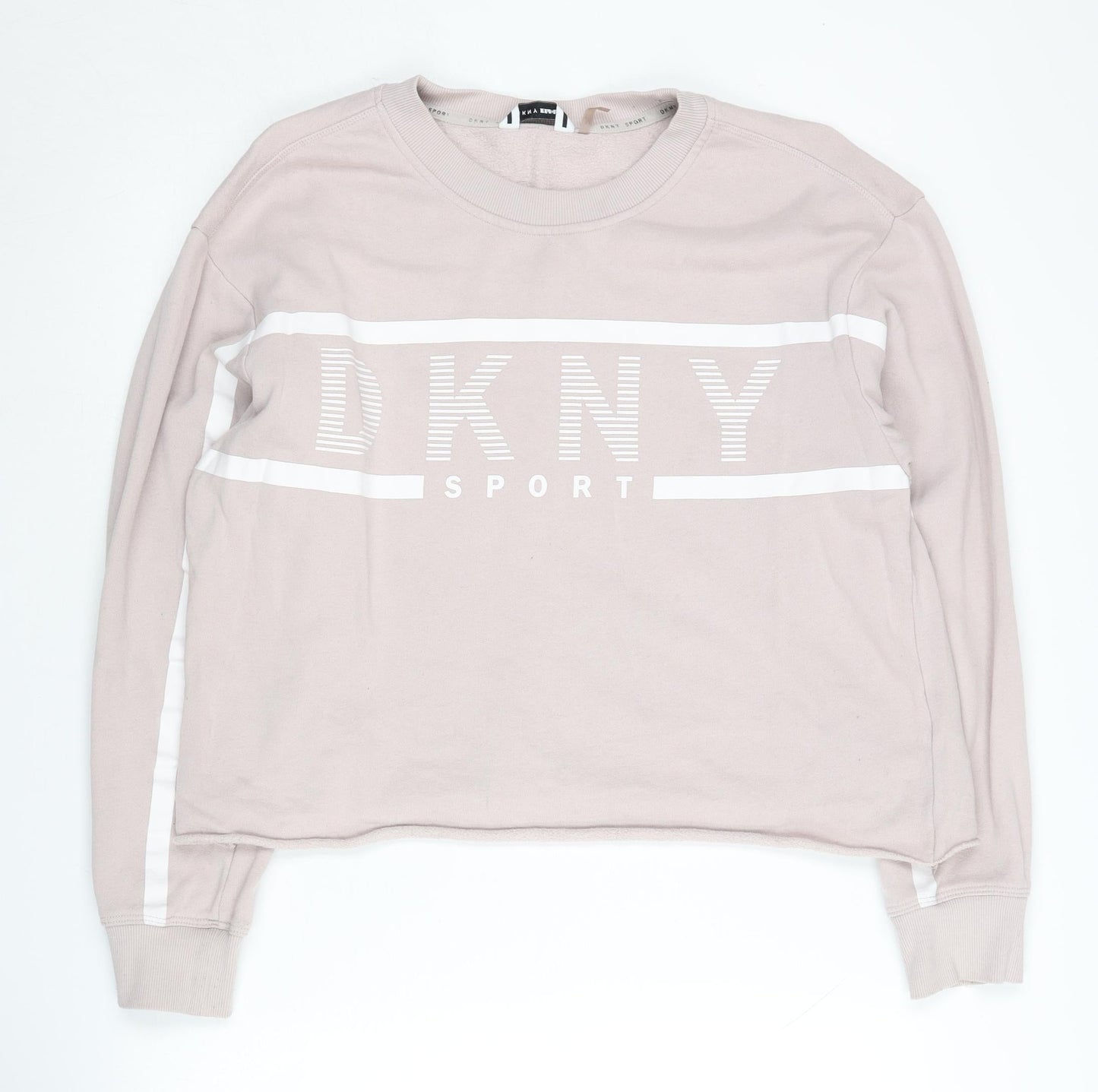 DKNY Women's Pink Pullover Sweatshirt S