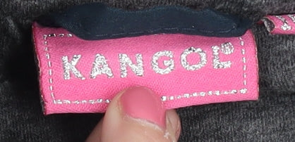 Kangol Women's Blue Hooded Waistcoat Size 10