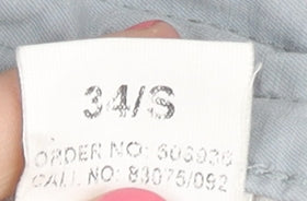 Guise Men's Grey Casual Trousers S Elastic Waist