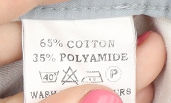 Guise Men's Grey Casual Trousers S Elastic Waist