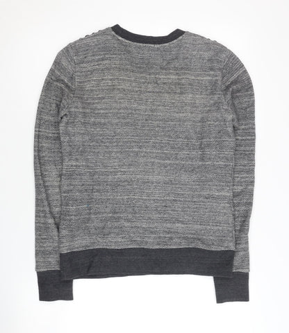 J.Crew Women's Grey Studded Pullover Sweatshirt XS