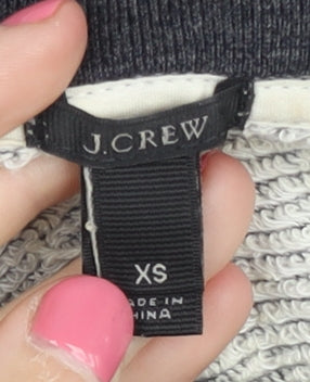 J.Crew Women's Grey Studded Pullover Sweatshirt XS