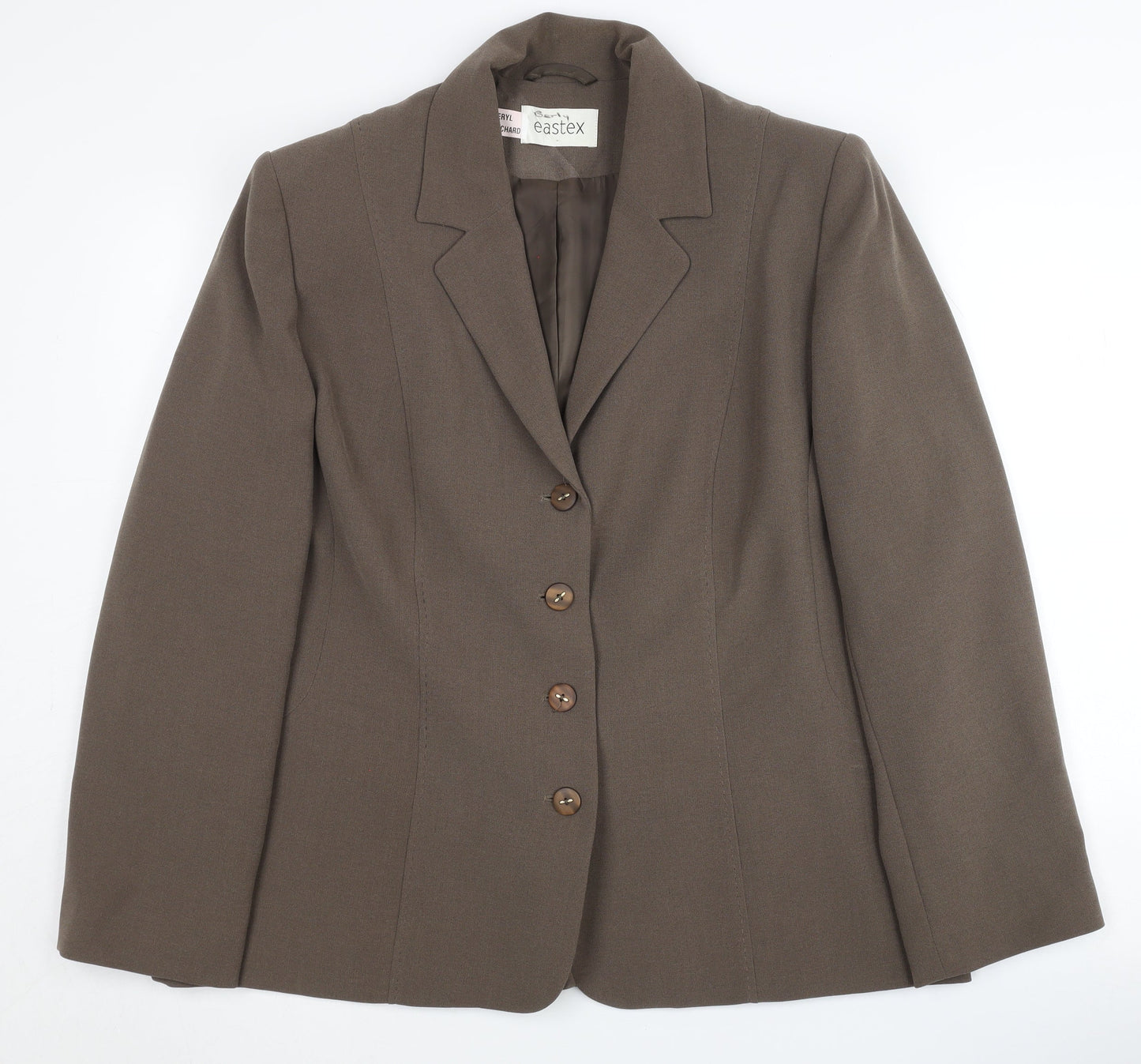 Berly Eastex Women's Brown Suit Jacket, Size 16, Business Wear