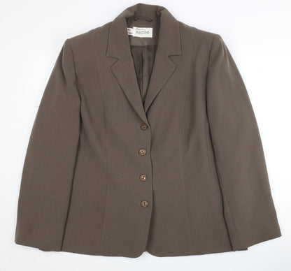 Berly Eastex Women's Brown Suit Jacket, Size 16, Business Wear