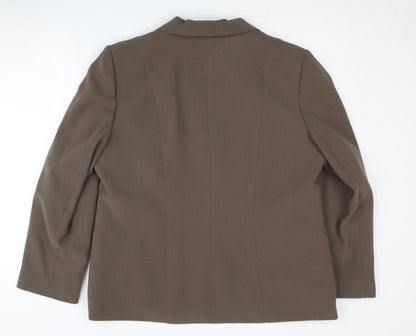 Berly Eastex Women's Brown Suit Jacket, Size 16, Business Wear