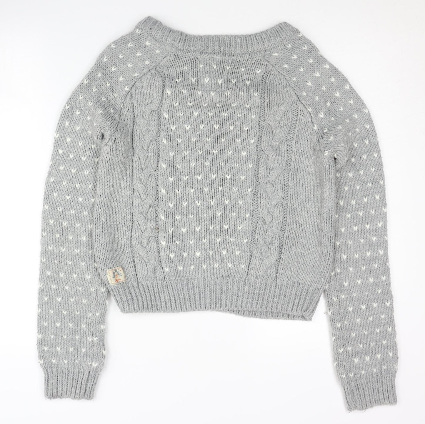 Womens UK Size 8 Soulcal & Co Grey Pullover Jumper