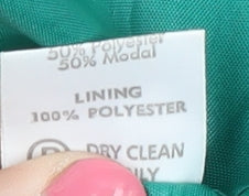 Viyella Women's Green Blazer, Size 10, Short Sleeve