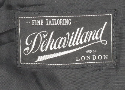 Mens UK Size 38 Dehavilland Regular Black Suit Jacket