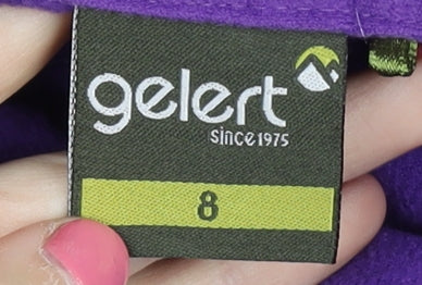 Gelert Women's Purple Hoodie, Size 8, Cowl Neck, New