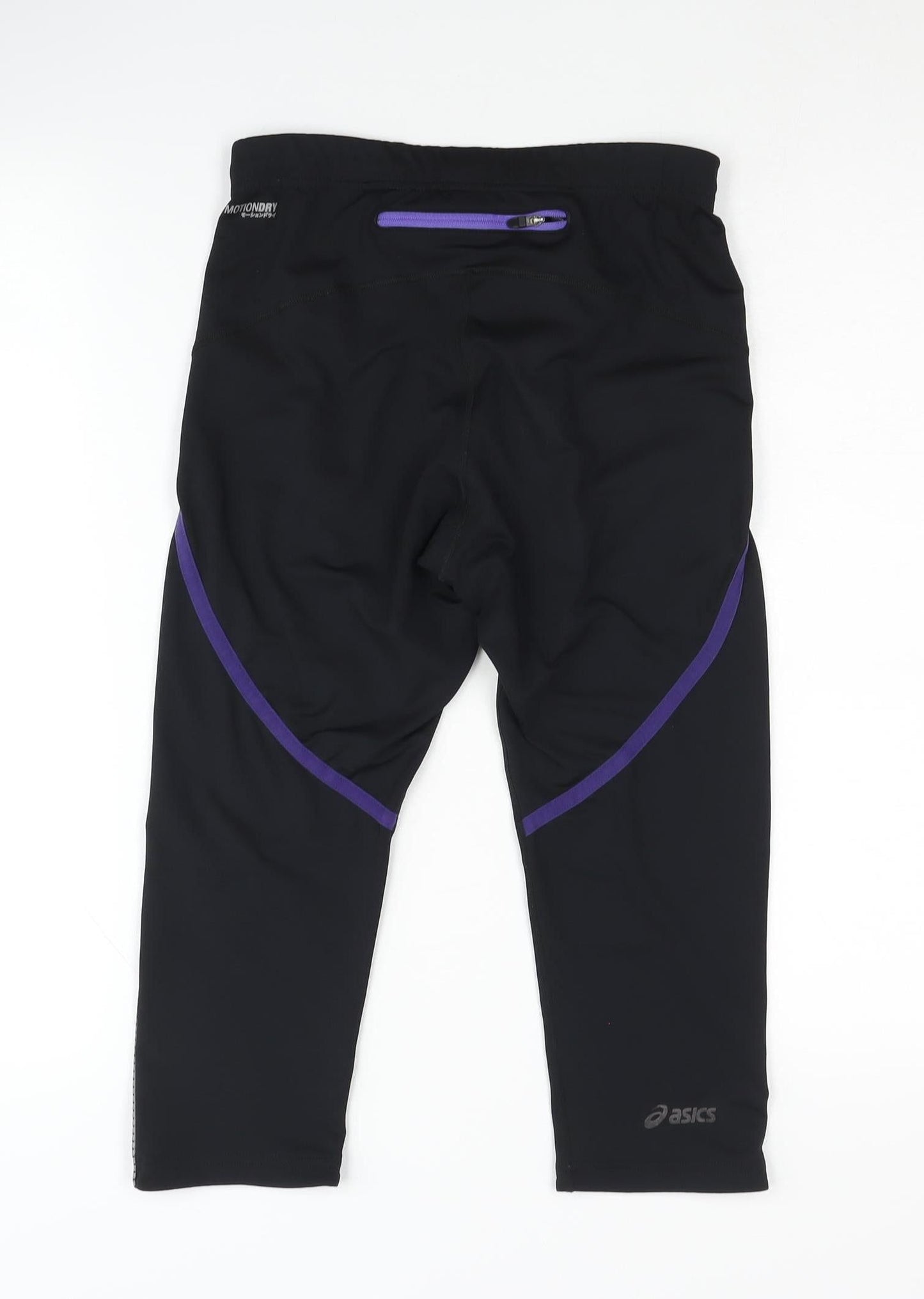 Unisex Adultss UK Size M ASICS Regular Fit Track Pants Black Trousers