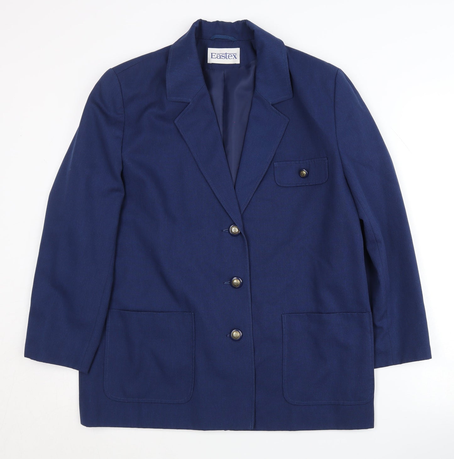 Eastex Women's Blue Blazer, Size 12, Classic Fit