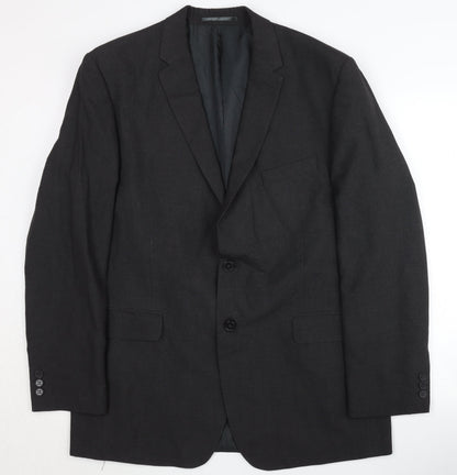Mens UK Size 44 Thomas Nash Regular Black Suit Jacket