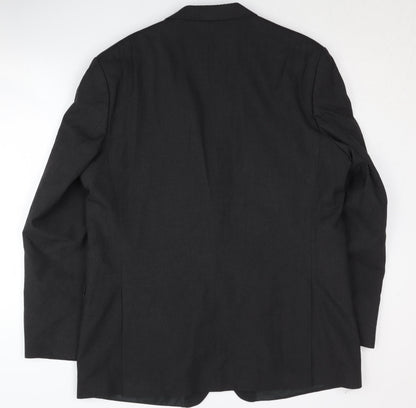 Mens UK Size 44 Thomas Nash Regular Black Suit Jacket