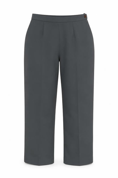Womens UK Size 10 Eastex Regular Fit BusinessCasual Grey Trousers