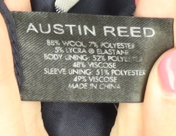 Austin Reed Men's Blue 38S Wool Blazer Formal