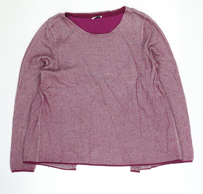 Eastex Women's Pink Cardigan, Size 16, Long Sleeve