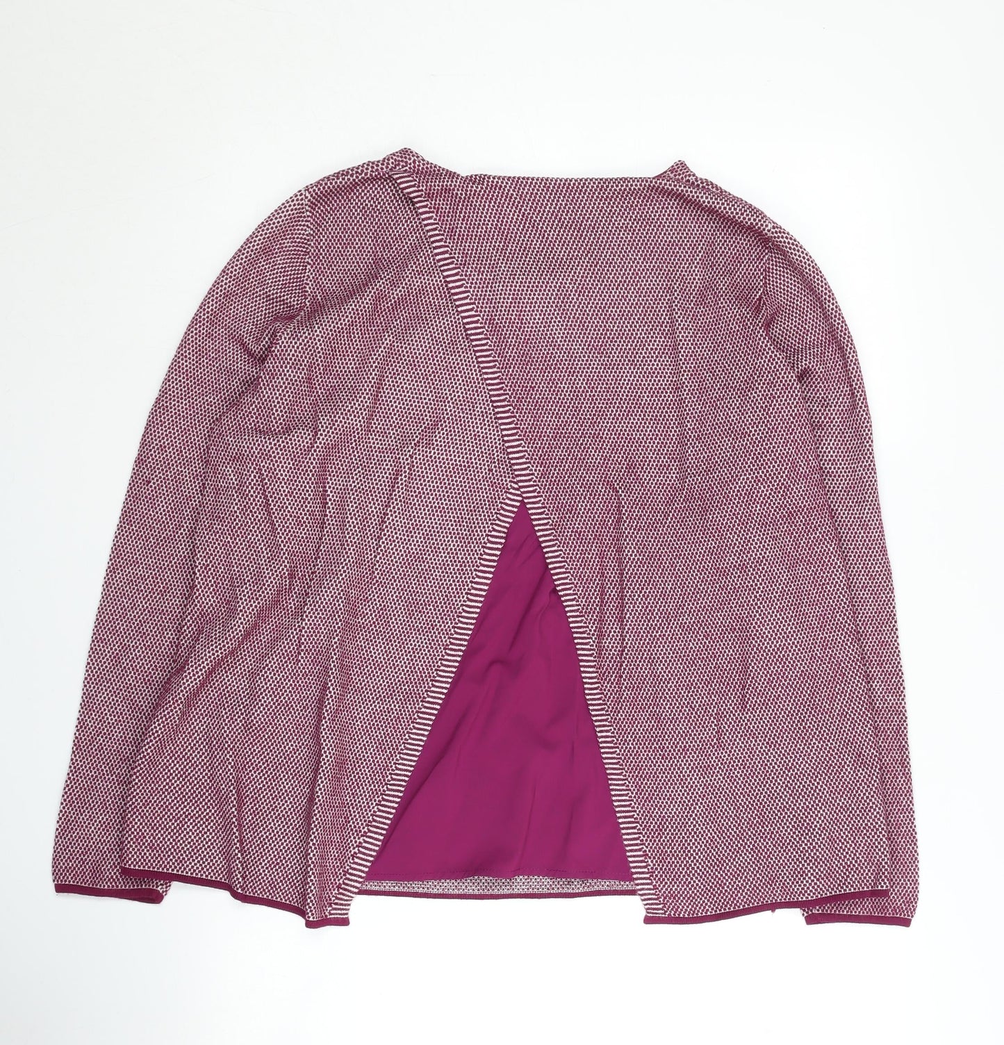 Eastex Women's Pink Cardigan, Size 16, Long Sleeve