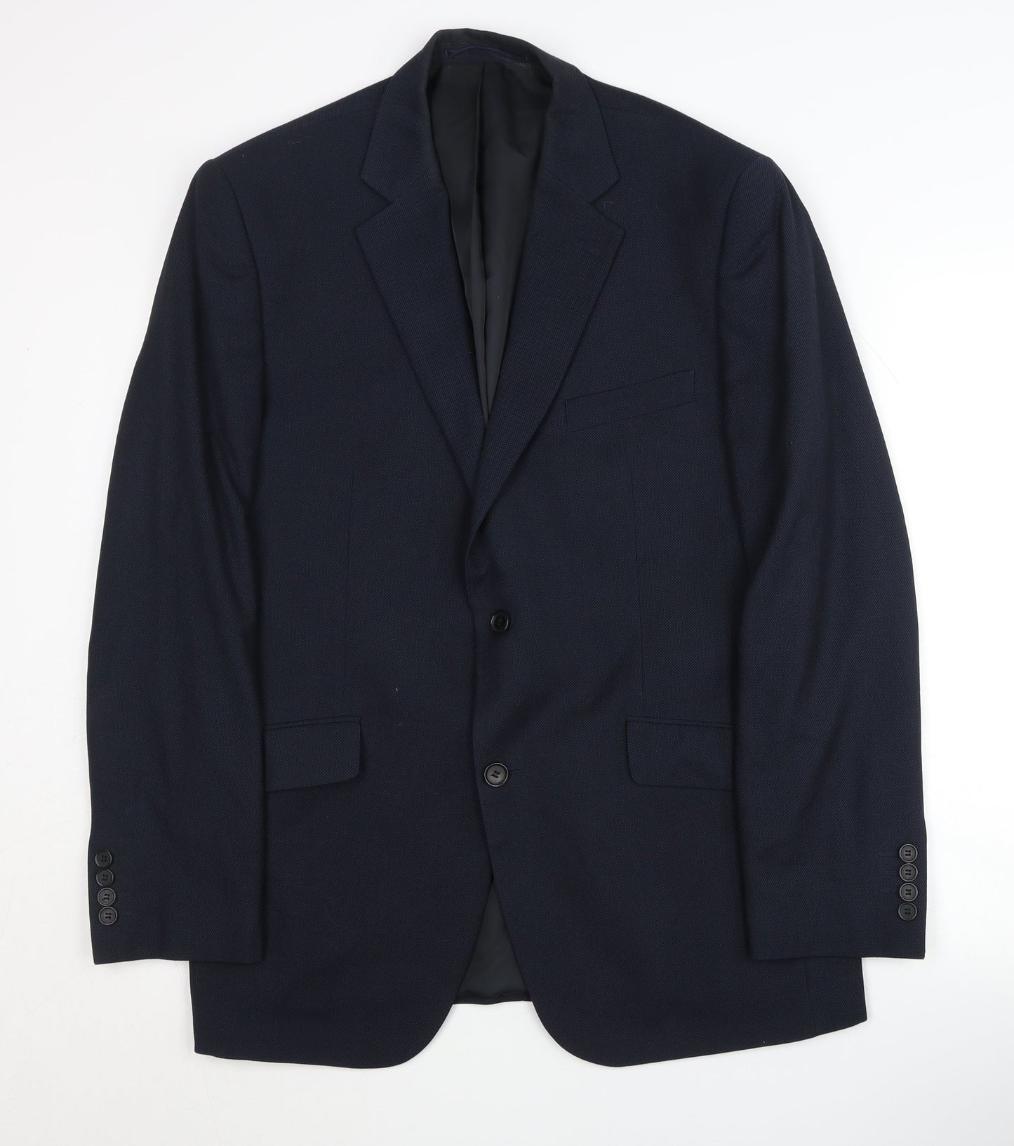 Mens UK Size 40 Dehavilland Regular Blue Suit Jacket