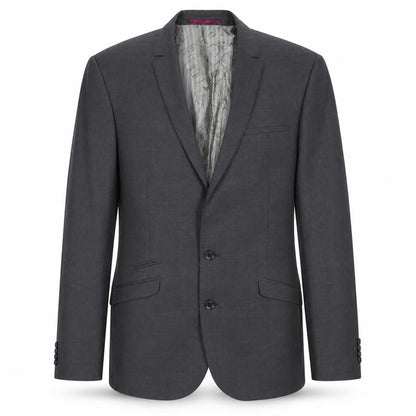 Mens UK Size 42 White Label Regular Grey Suit Jacket