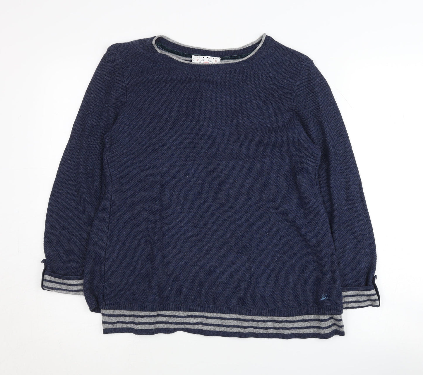 Matinray Women's Blue Knit Pullover Jumper Size 10