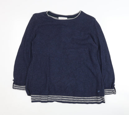 Matinray Women's Blue Knit Pullover Jumper Size 10