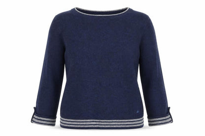 Matinray Women's Blue Knit Pullover Jumper Size 10