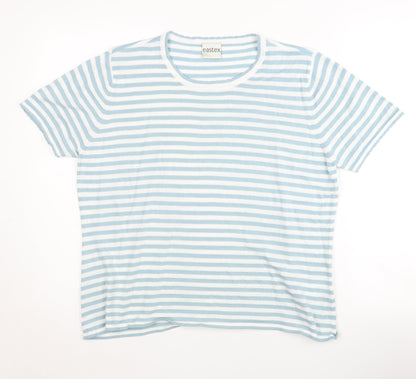 Eastex Women's Blue Striped Pullover Jumper Size 18