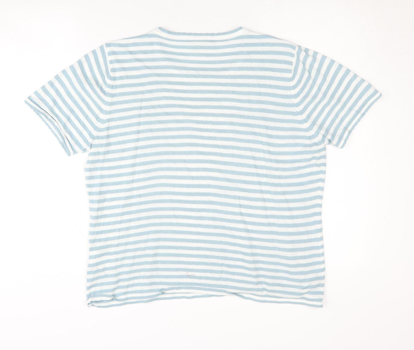 Eastex Women's Blue Striped Pullover Jumper Size 18