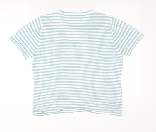 Eastex Women's Blue Striped Pullover Jumper Size 18
