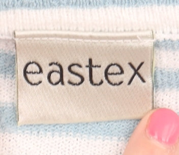Eastex Women's Blue Striped Pullover Jumper Size 18