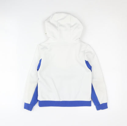 McKenzie Boys Blue & White 1/4 Zip Hoodie, 5-6 Years