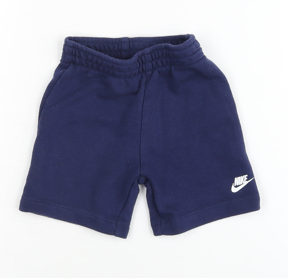Nike Unisex Baby Blue Shorts 24 Months Sports Casual