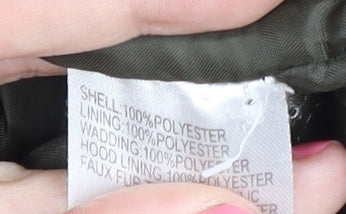 CLASSIC Women Green Parka Jacket Size 18 with Hood