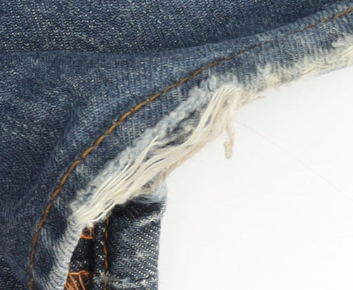 Next Men's Blue Straight Jeans, Size 38, Classic Style