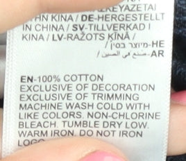 Original Penguin Men's Polo Blue XL Geometric Logo