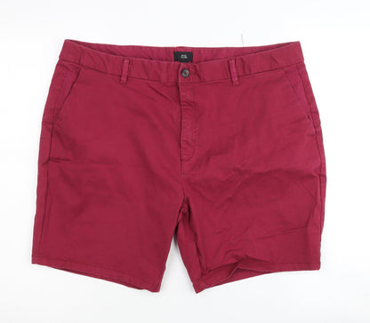 River Island Men's Red Chino Shorts, Size 38
