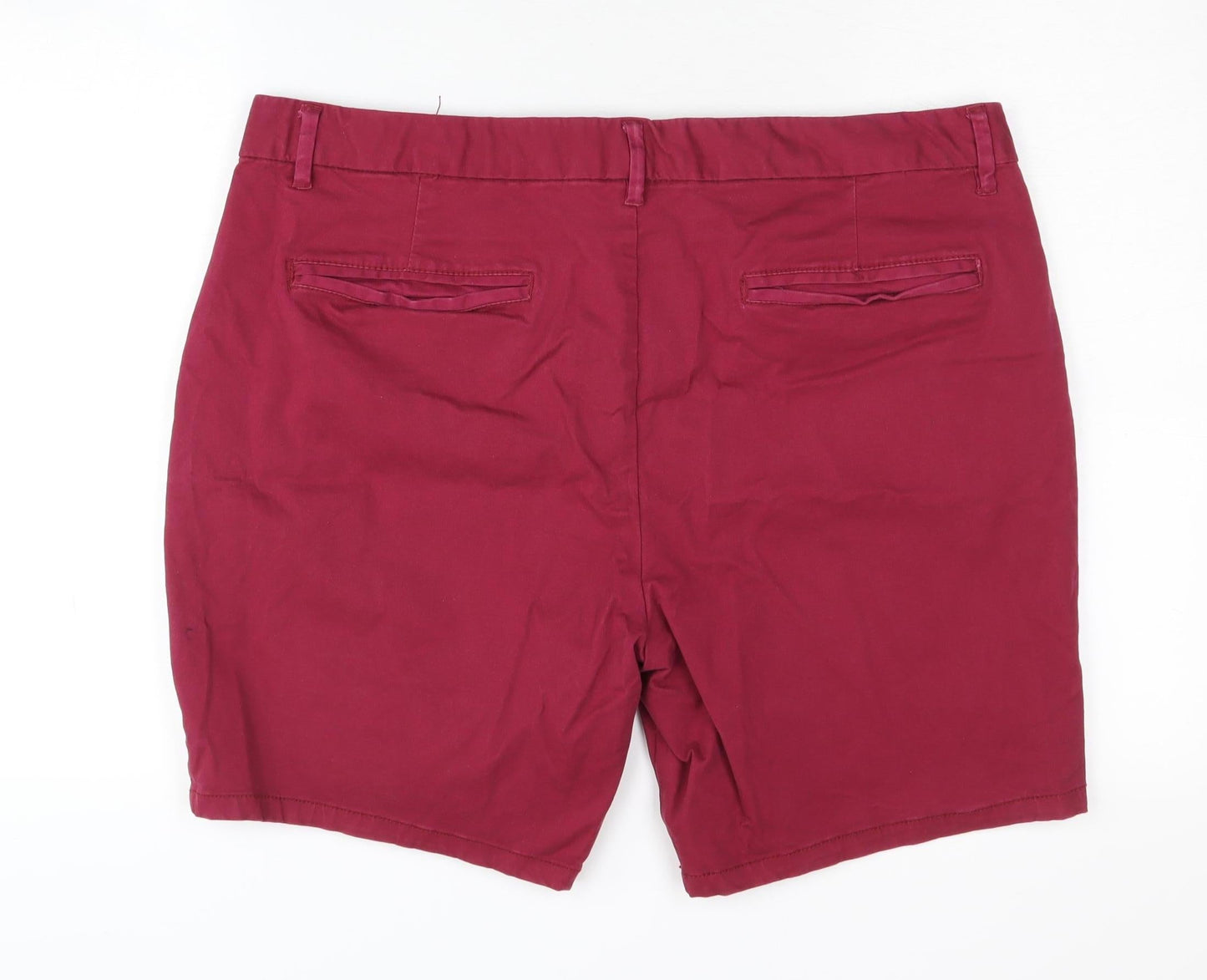 River Island Men's Red Chino Shorts, Size 38