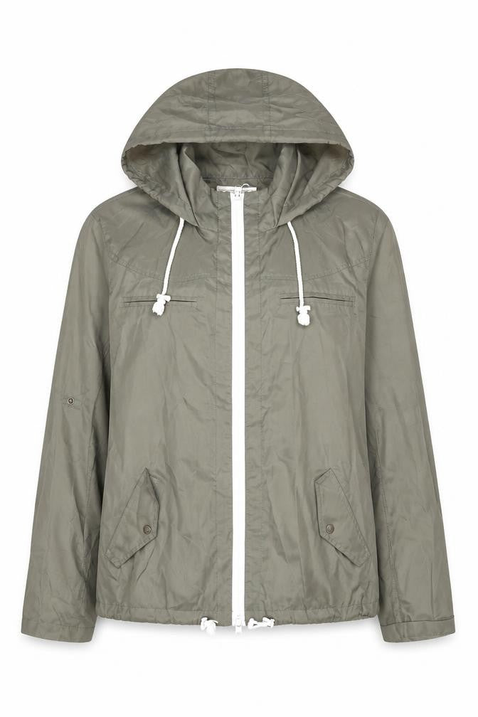 Womens UK Size 8 SoulCal & Co Green Anorak Coat