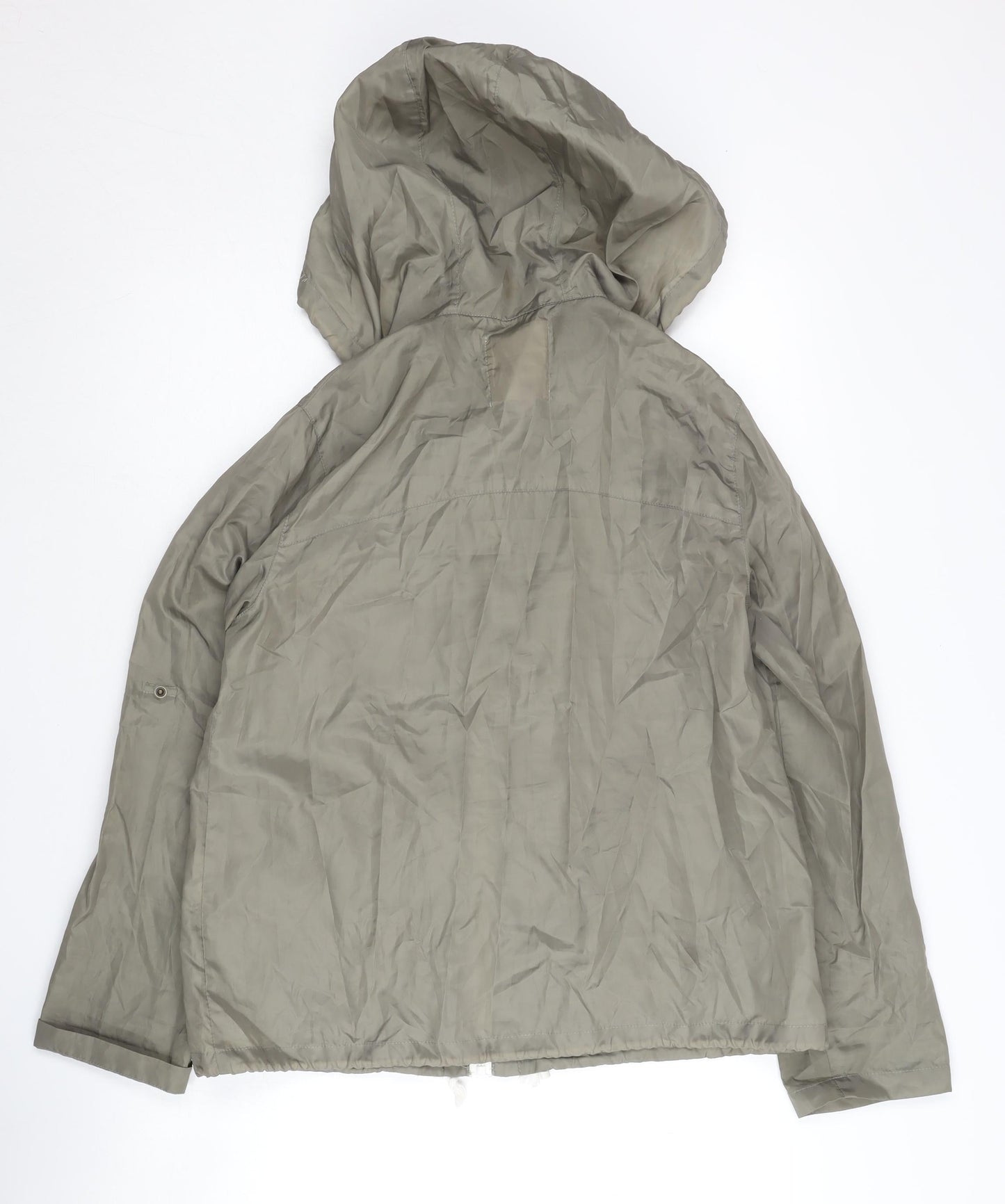 Womens UK Size 8 SoulCal & Co Green Anorak Coat