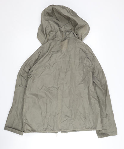 Womens UK Size 8 SoulCal & Co Green Anorak Coat