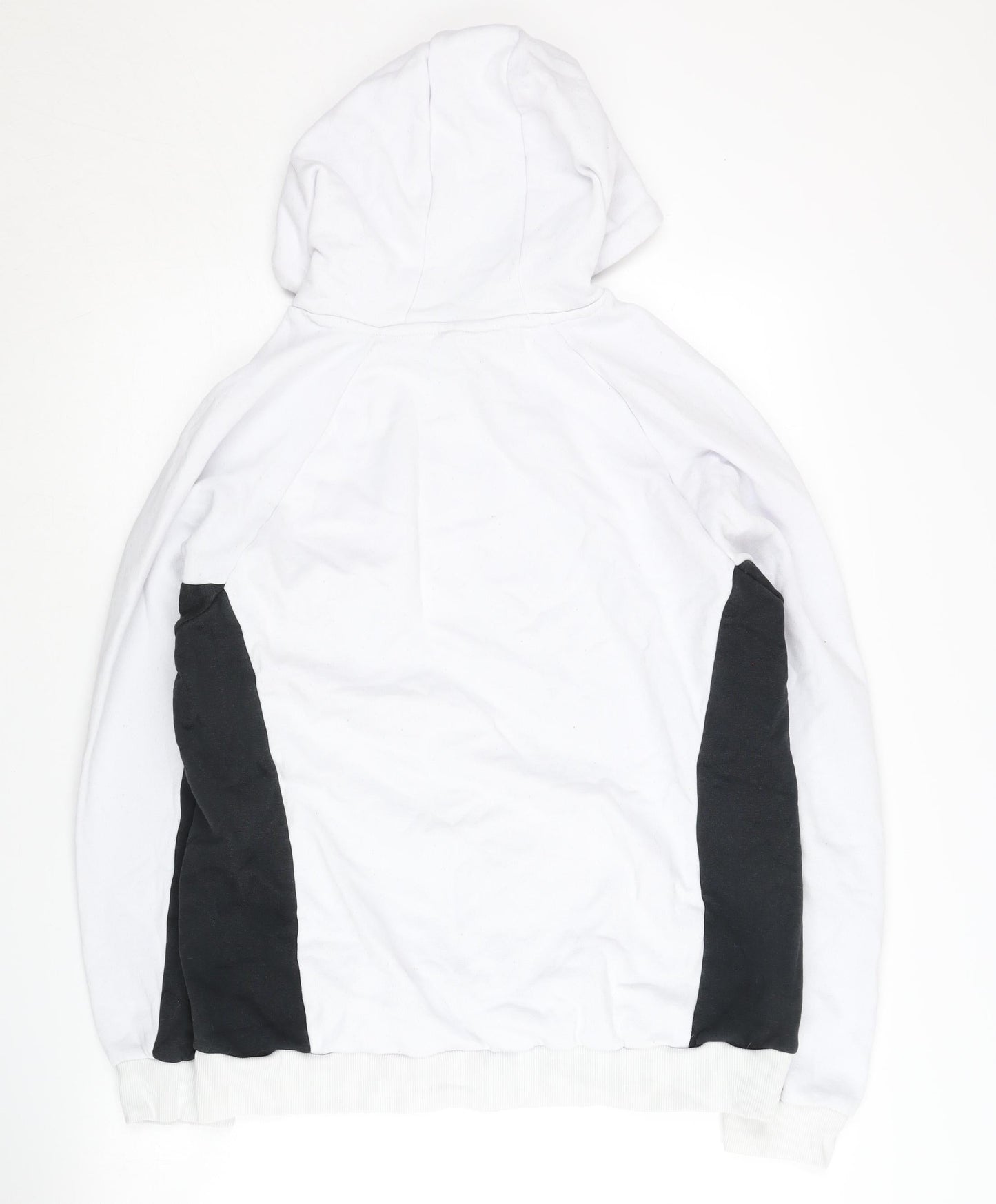 Mens UK Size L FILA White Pullover Hoodie