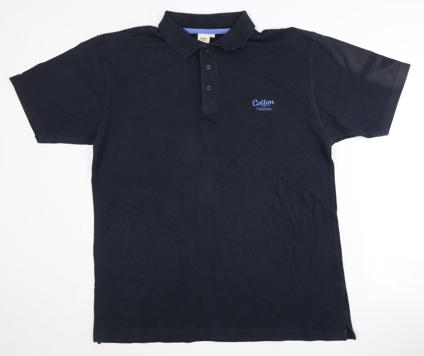 Cotton Traders Men's Black Polo Shirt