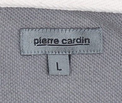Pierre Cardin Men's Beige Polo, Size L, Casual Style