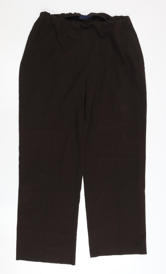Womens UK Size 16 Isle   Black Trousers