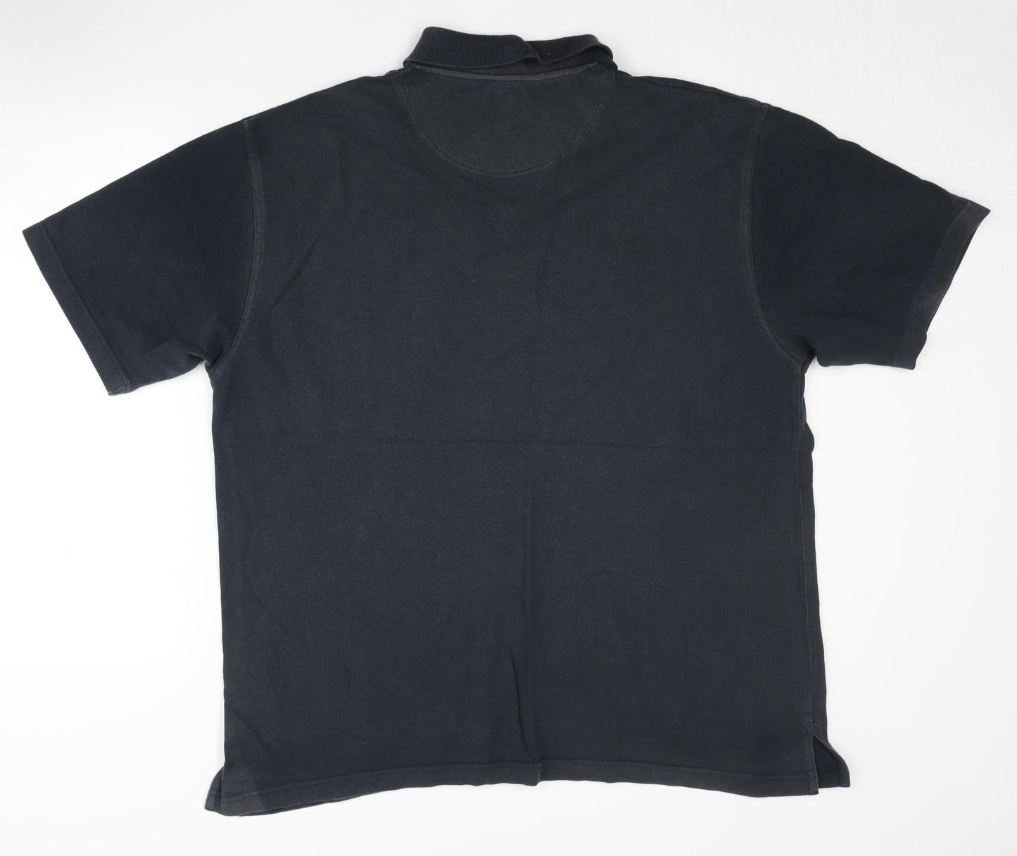 Pierre Cardin Men's Black Cotton Polo Shirt L